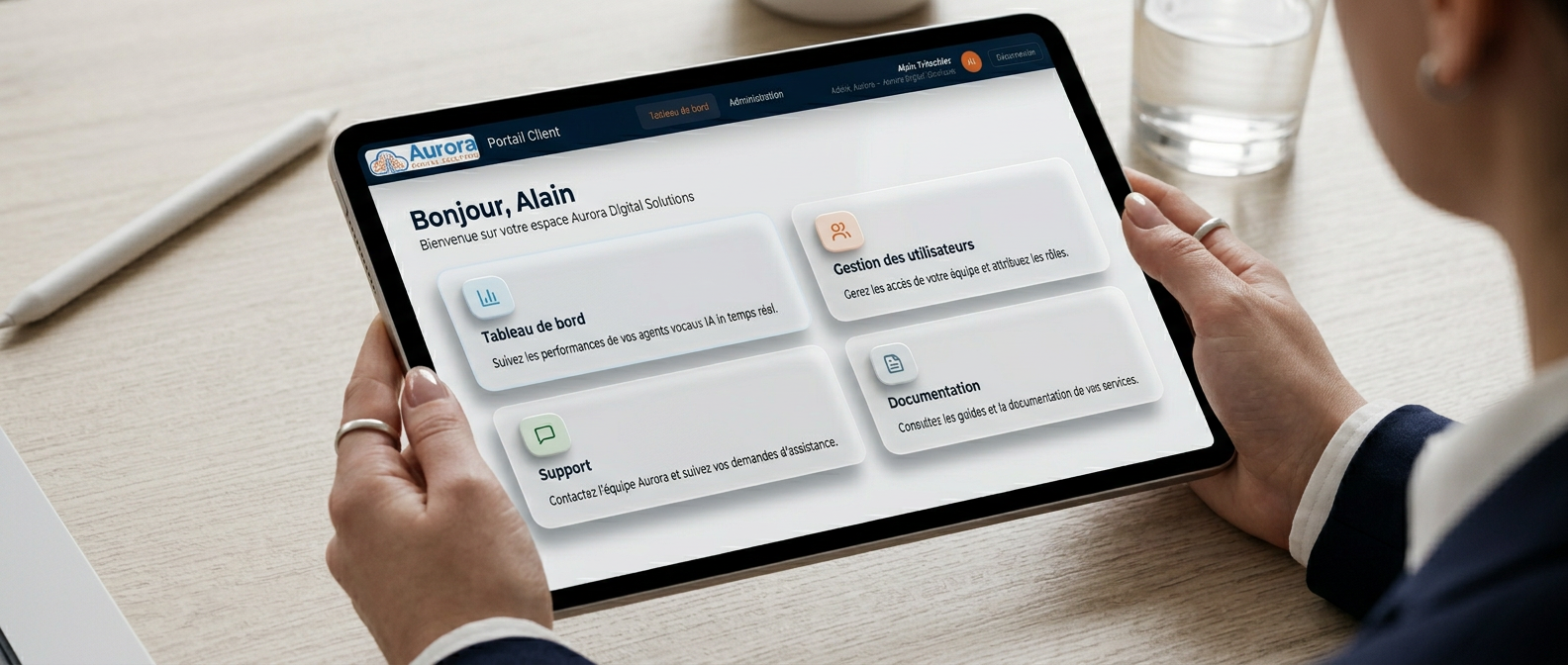 Nouveau portail client